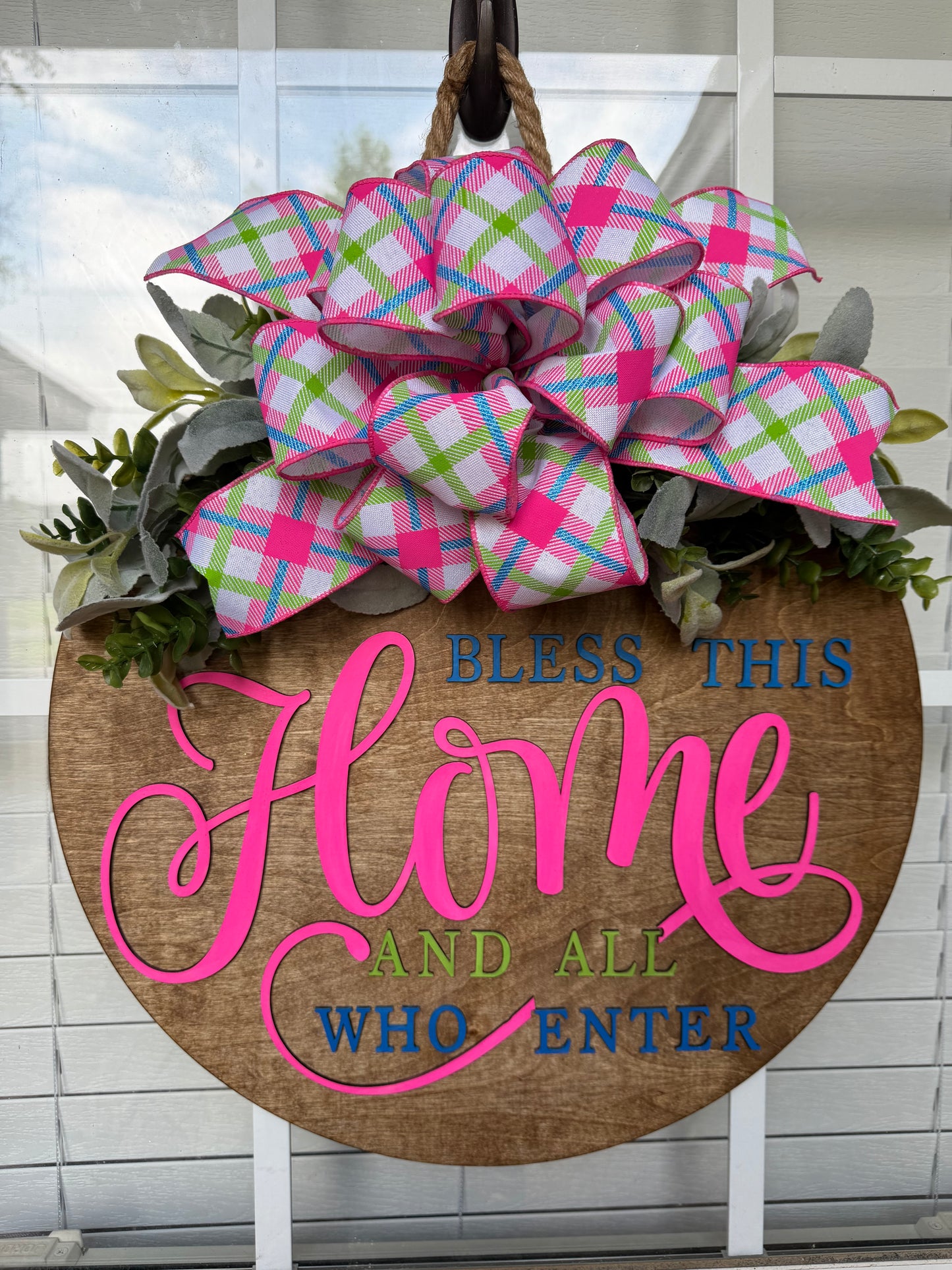 Bless this Home door hanger