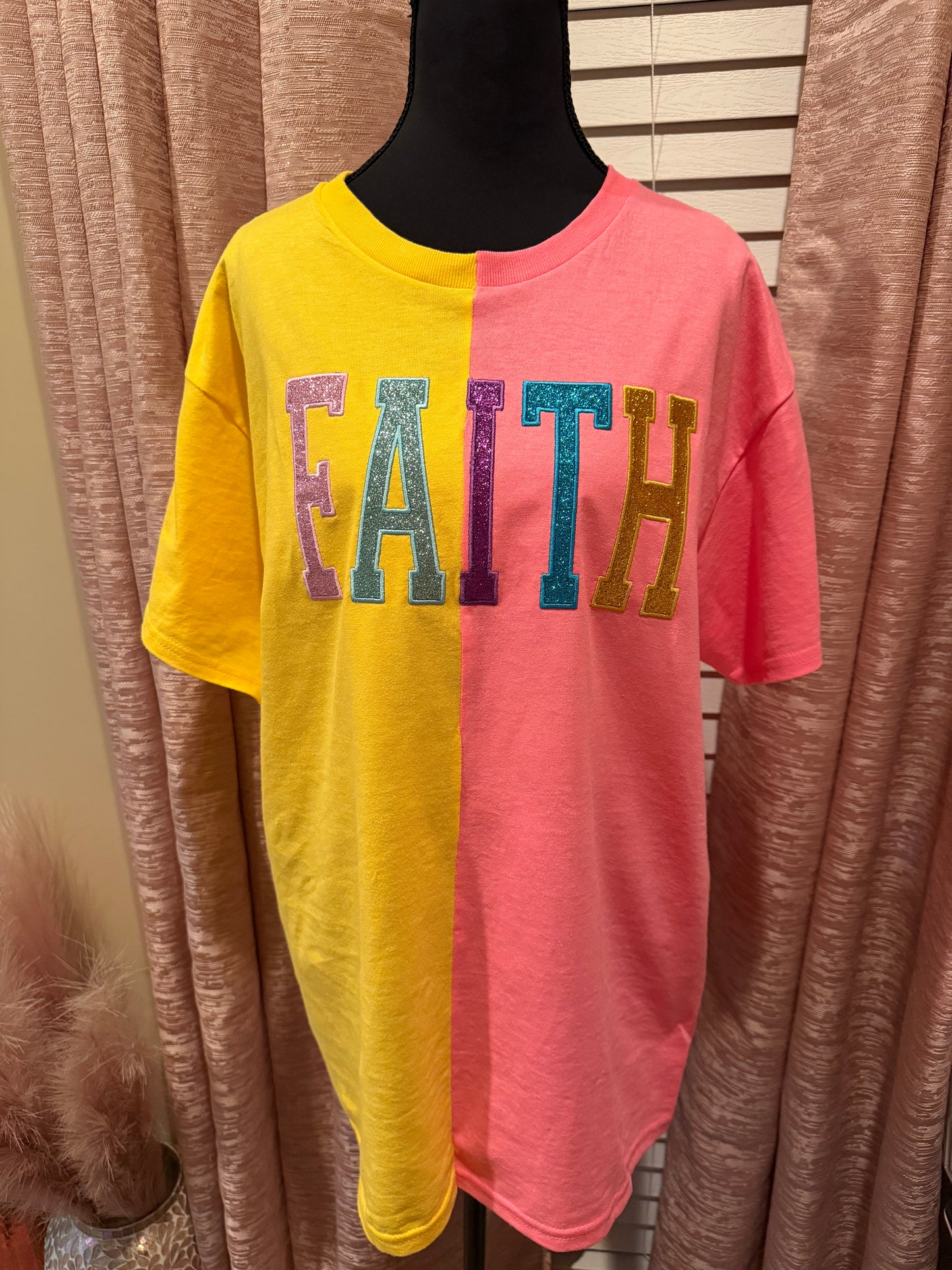 Faith Multi Color T-Shirt