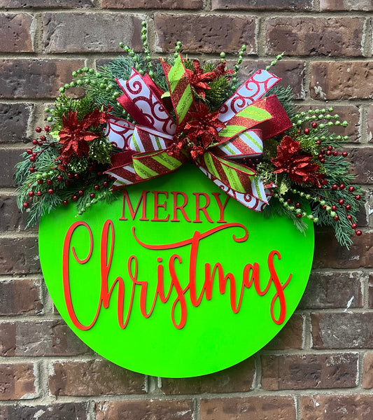 Merry Christmas Door Hanger