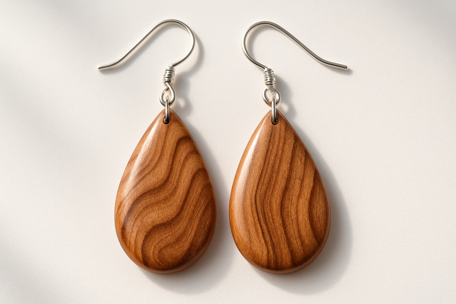 wood earrings